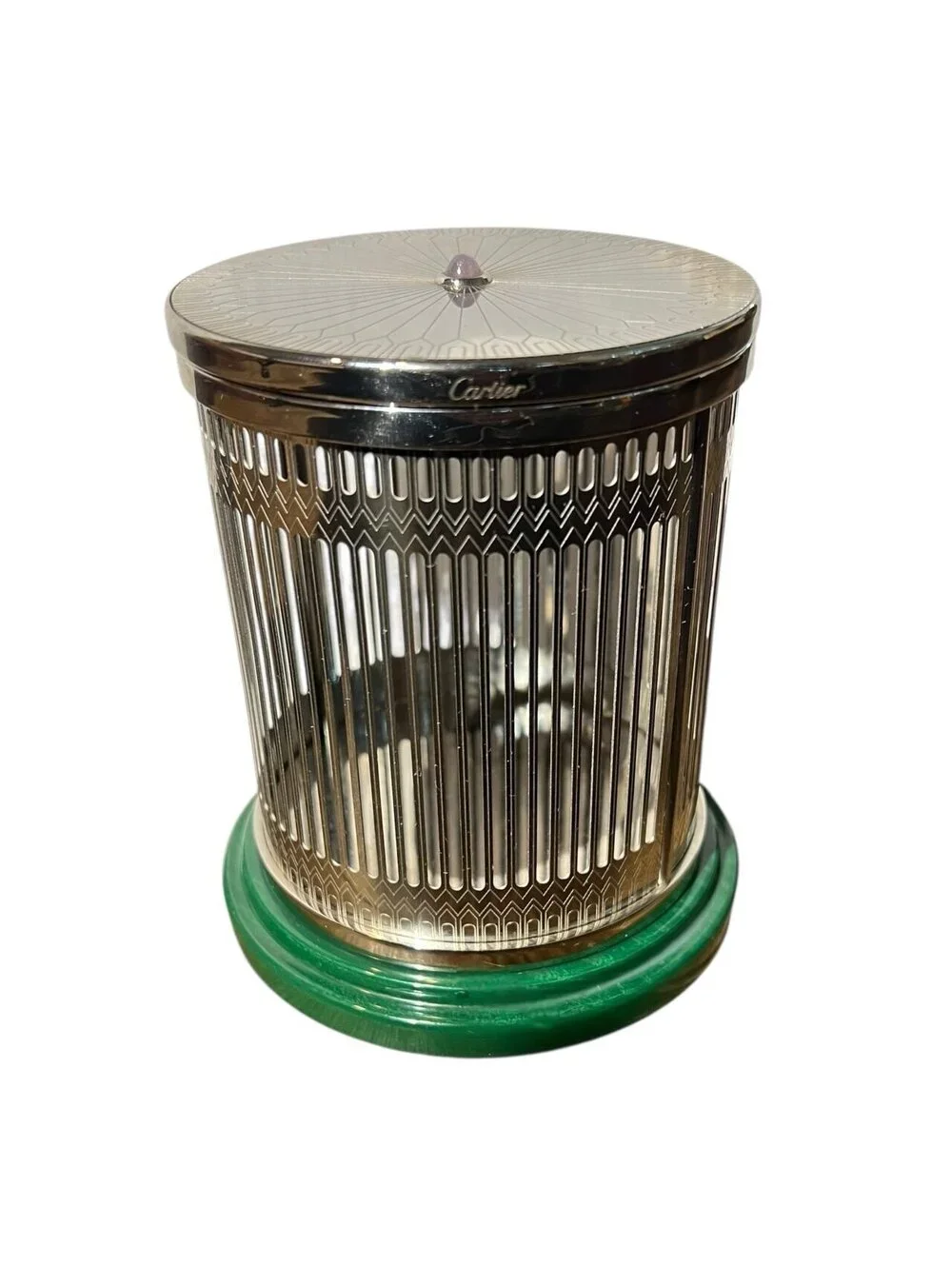 Cartier Candle Holder with Scented Candle Decor